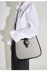 BAFELLI Cat Lock Canvas Bag iris.net