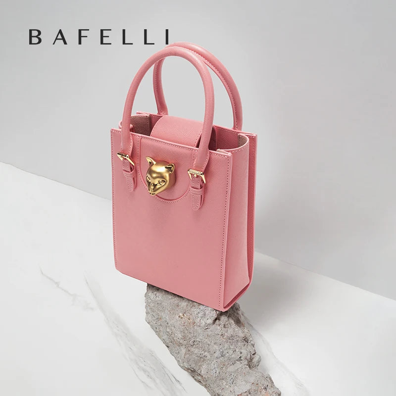 BAFELLI Mini Cat Lock Tote iris.net