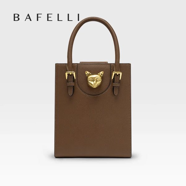 BAFELLI Mini Cat Lock Tote iris.net