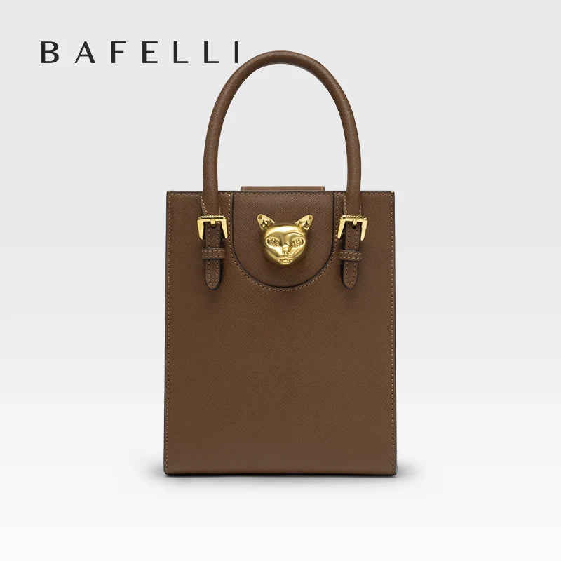 BAFELLI Mini Cat Lock Tote iris.net