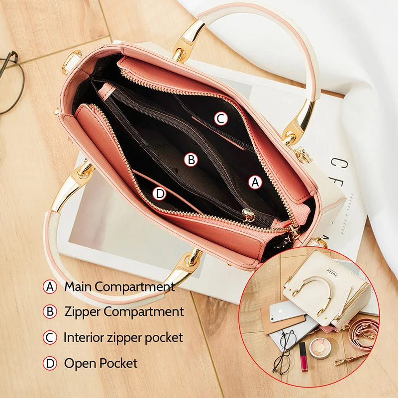 FOXER Split Leather Tote iris.net