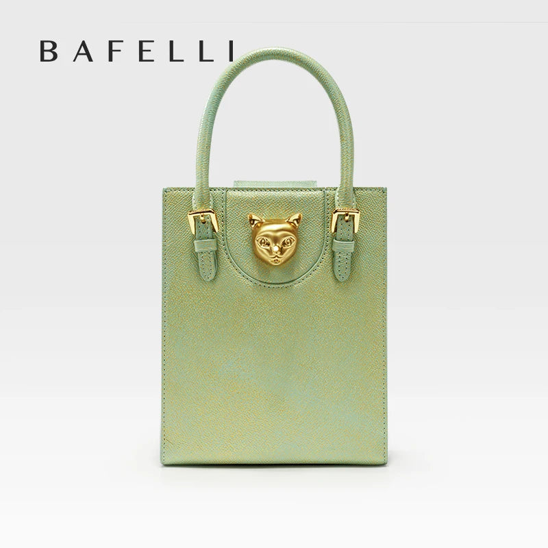 BAFELLI Mini Cat Lock Tote iris.net