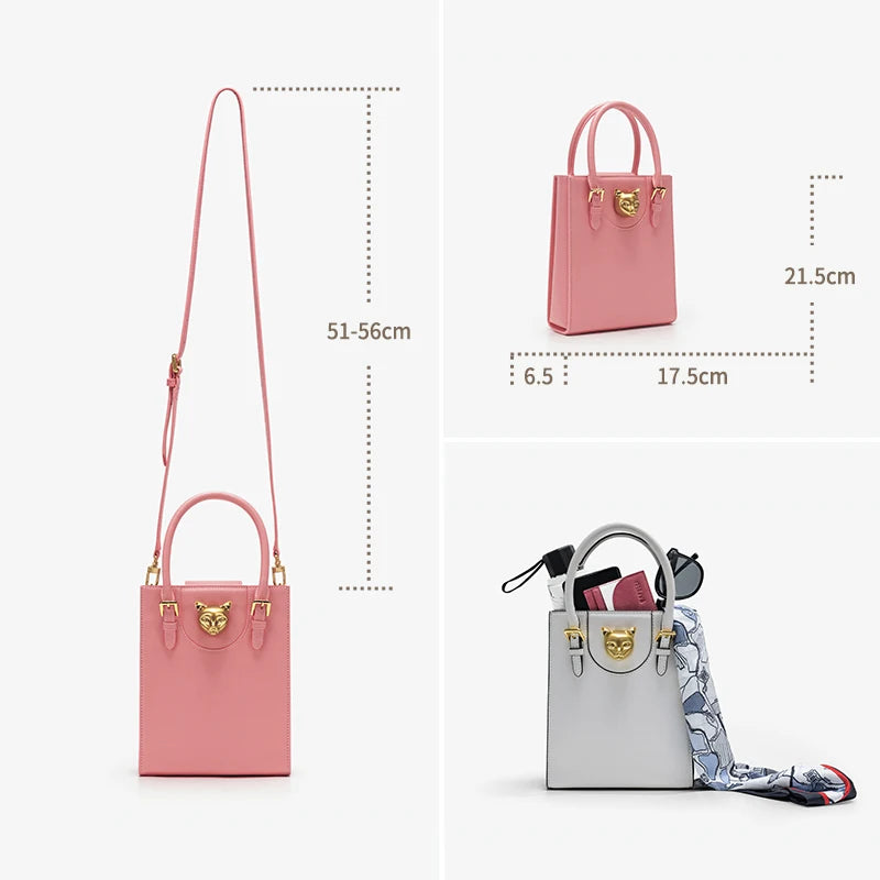 BAFELLI Mini Cat Lock Tote iris.net