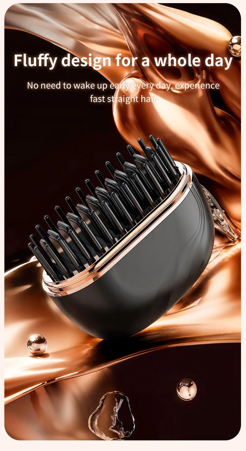Mini Cordless Hair Straightener Brush iris.net