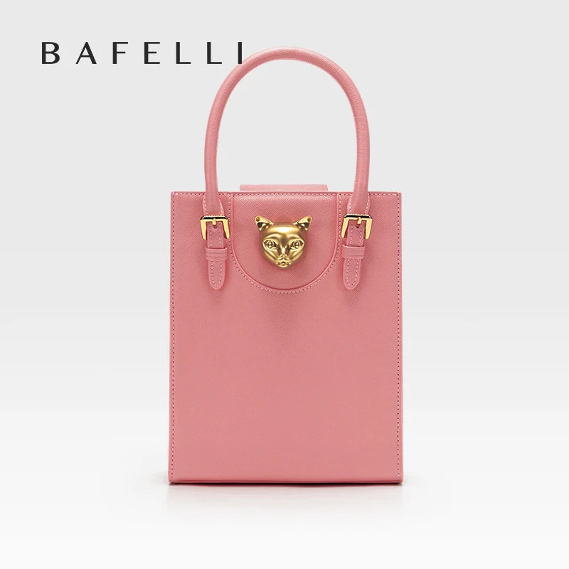 BAFELLI Mini Cat Lock Tote iris.net