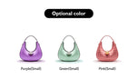 BAFELLI Sculpted Half-Moon Leather Bag
