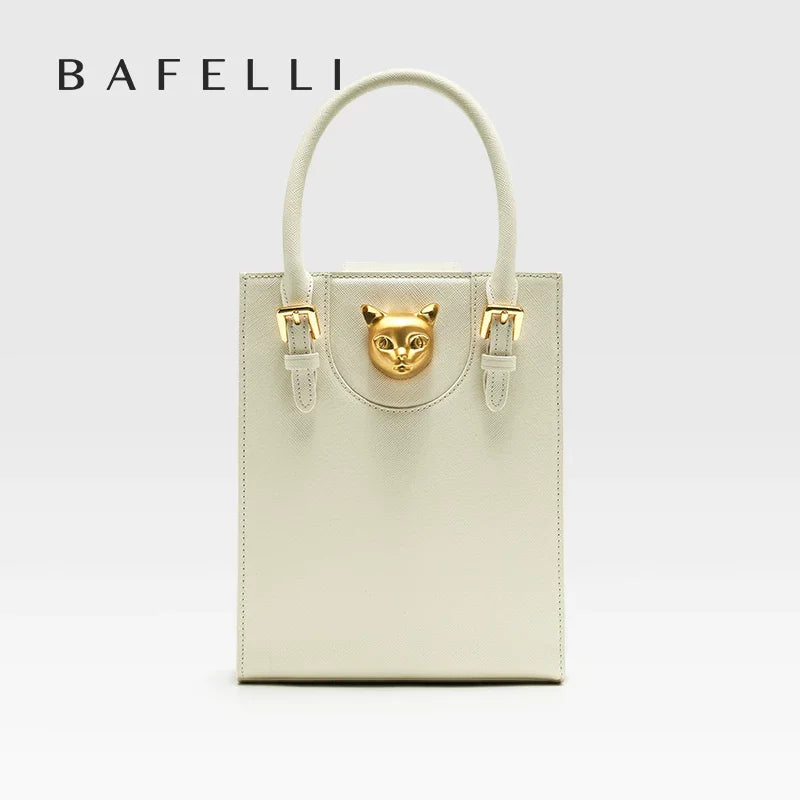 BAFELLI Mini Cat Lock Tote iris.net
