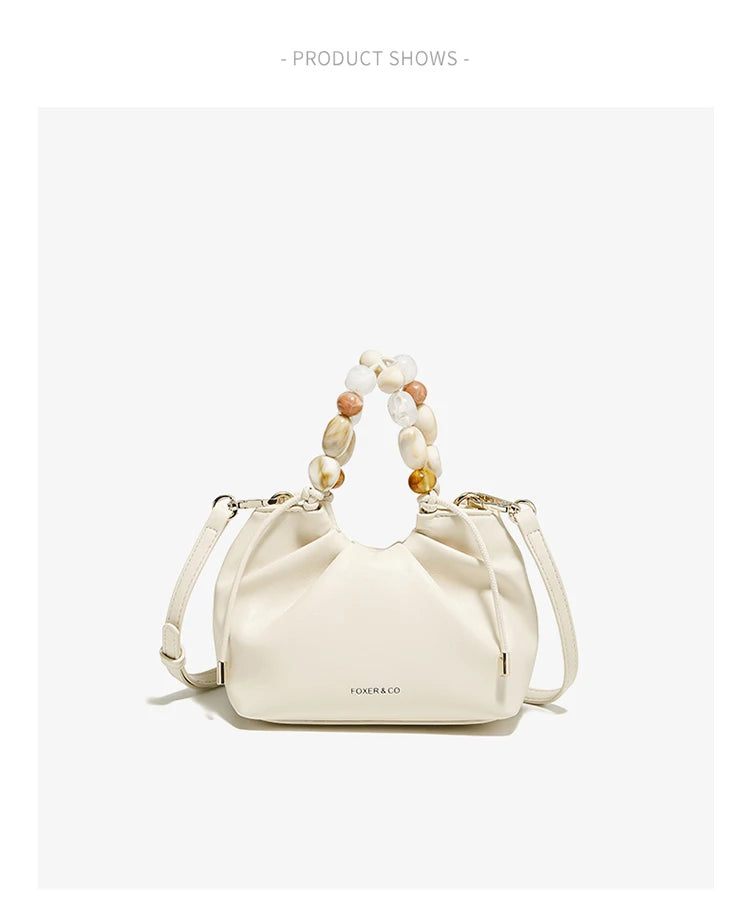 FOXER Beaded Cloud Bag iris.net