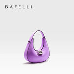 BAFELLI Sculpted Half-Moon Leather Bag