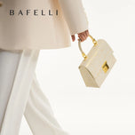 BAFELLI Ivory Gold Lock Bag iris.net