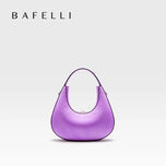 BAFELLI Sculpted Half-Moon Leather Bag