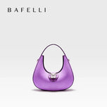BAFELLI Sculpted Half-Moon Leather Bag