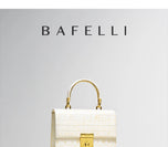 BAFELLI Ivory Gold Lock Bag iris.net