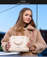 FOXER Split Leather Tote iris.net