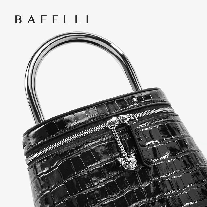 BAFELLI Leather Mini Crossbody iris.net