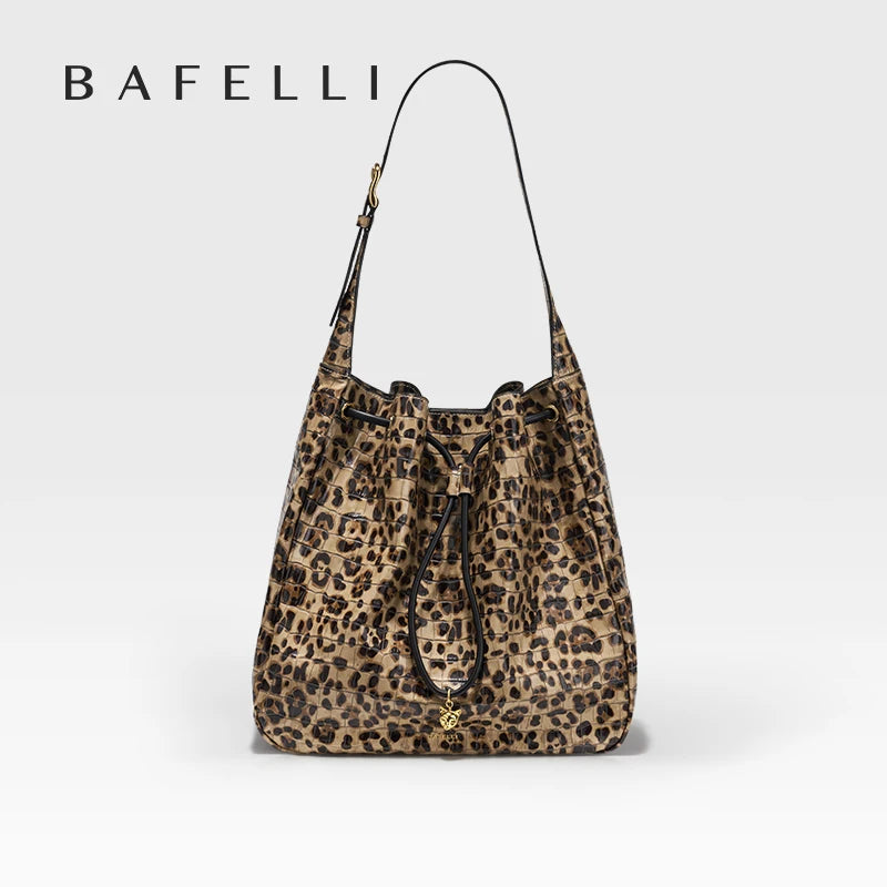 Leopard Cowhide Hobo Bag iris.net