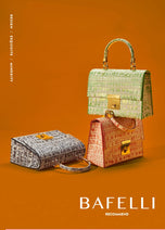 BAFELLI Ivory Gold Lock Bag iris.net