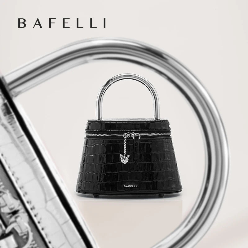 BAFELLI Leather Mini Crossbody iris.net