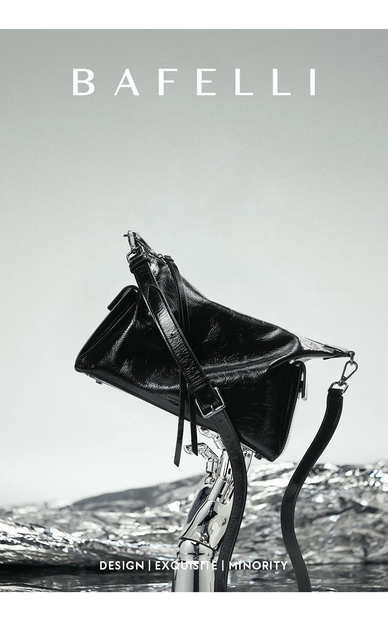 BAFELLI Leather Luxury Tote iris.net