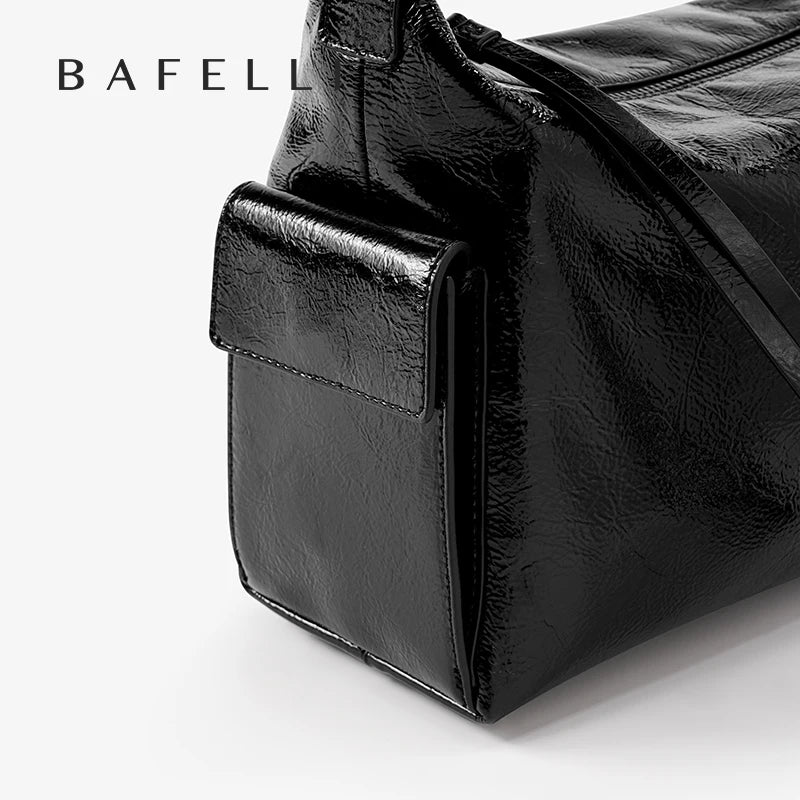 BAFELLI Leather Luxury Tote iris.net