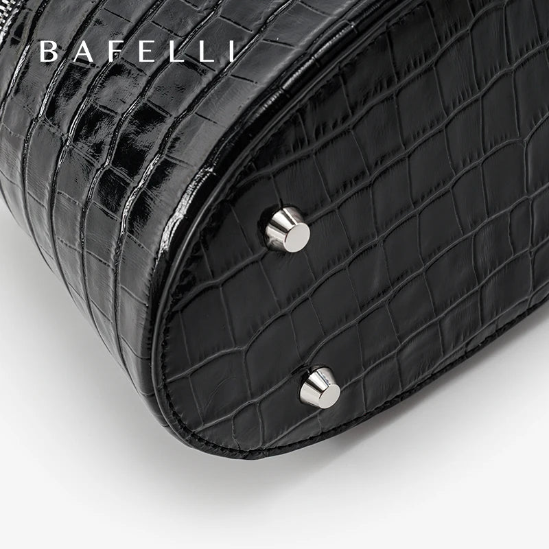 BAFELLI Leather Mini Crossbody iris.net