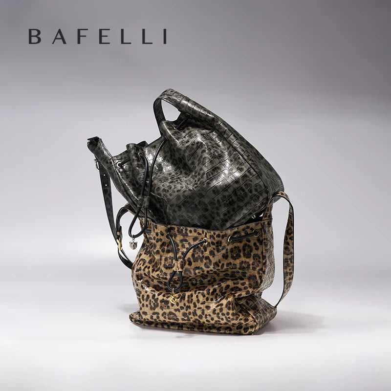 Leopard Cowhide Hobo Bag iris.net